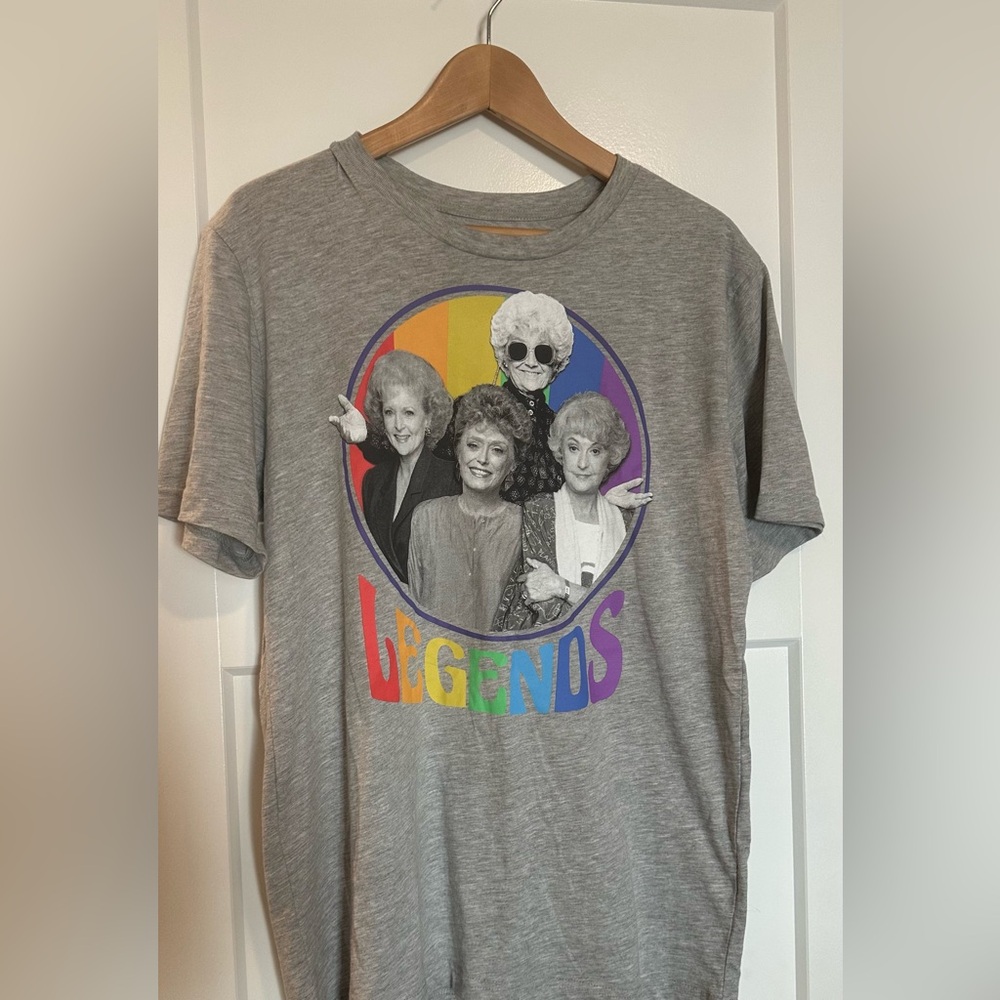 The Golden Girls Logo Gray T-Shirt – Size Medium